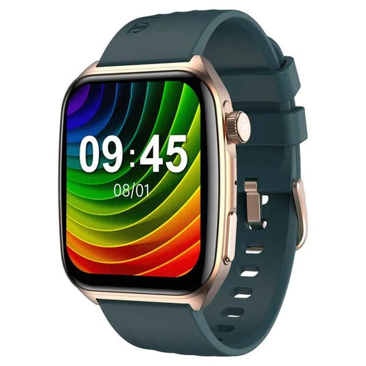 Titan 90299WP01K Smart 4.0 1.93" AMOLED Bluetooth Calling Smartwatch Teal Green Silicone Strap