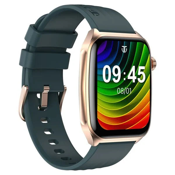 Titan 90299WP01K Smart 4.0 1.93" AMOLED Bluetooth Calling Smartwatch Teal Green Silicone Strap