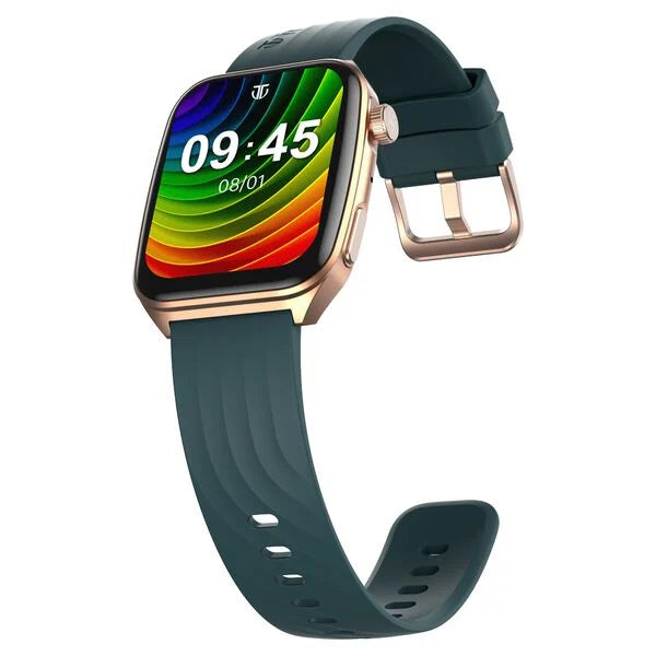 Titan 90299WP01K Smart 4.0 1.93" AMOLED Bluetooth Calling Smartwatch Teal Green Silicone Strap