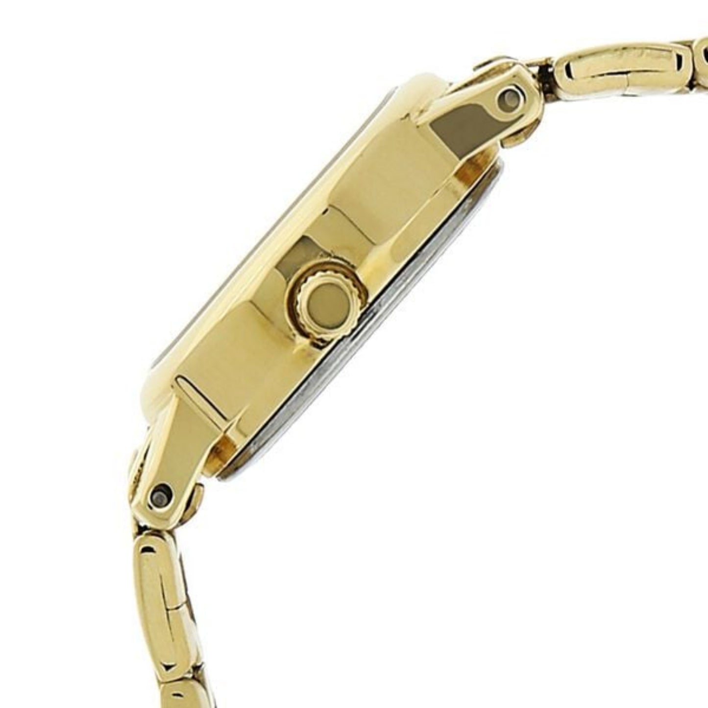 Titan 917YM12 Quartz Analog Grey Dial Watch for Women, Golden Stainless Steel Strap