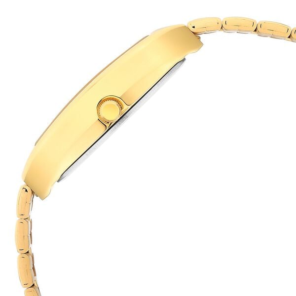 Titan 9315YM05 Quartz Champagne Dial Gold Stainless Steel Strap Men’s Watch
