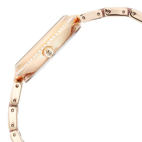 Titan 95187KD02 Women’s Mother-of-Pearl Dial Multifunction Watch with Two-Tone Metal Strap