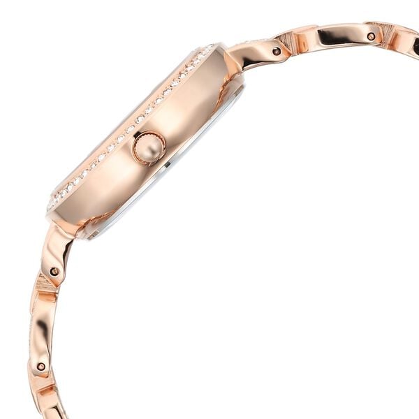 Titan 95272WM01 Raga Showstopper Quartz Analog Mother of Pearl Dial 32 mm Rose Gold Stainless Steel Case Rose Gold Stainless Steel Bracelet Women Watch
