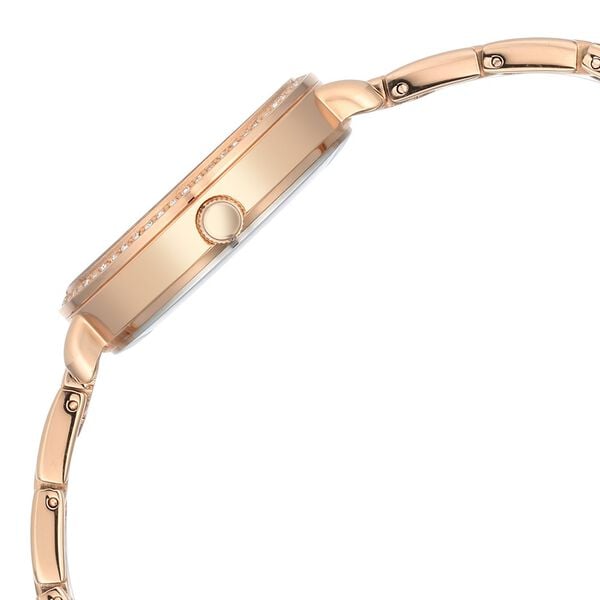 Titan 95286WM01 Women’s Quartz Analog Pink Dial Watch with Rose-Gold Metal Strap