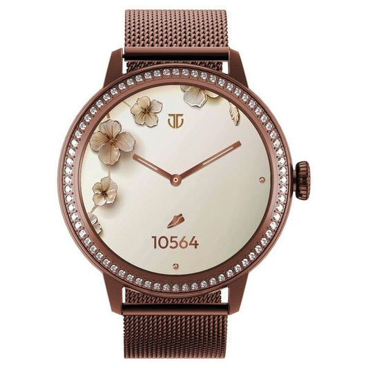 Titan 95292QM01 Women’s Smartwatch (Valerie) with 3.04 cm AMOLED Display, Stainless Steel Strap