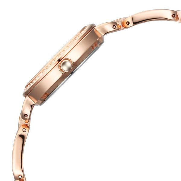 Titan 95305WM01 Quartz Analog Rose Gold Dial Metal Strap Watch For Women