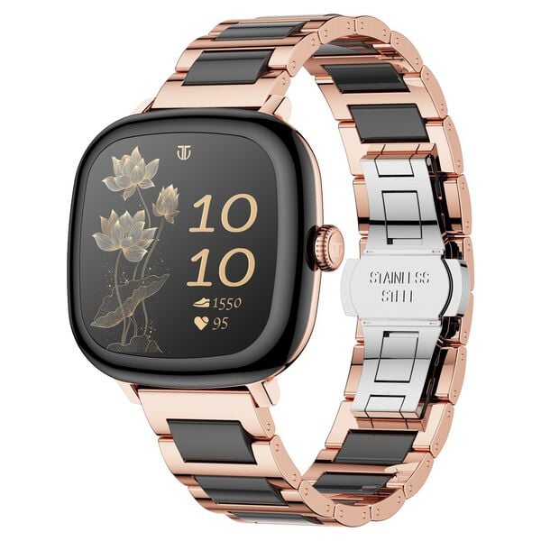 Titan 95416KM02K AiRA Smartwatch 38 mm Multicolour Dial Stainless Steel Strap