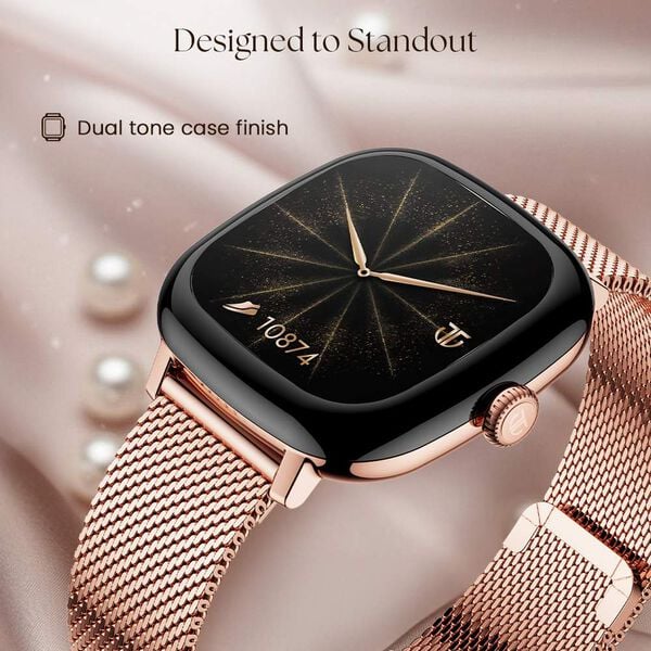 Titan 95416KM01K Smartwatch With 1.70" AMOLED Display Bluetooth Calling And Wellness Tracking