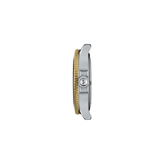 Tissot T1202102105100 Seastar 1000 Black Dial Stainless Steel Bracelet Women Analog Quartz Watch 36 mm