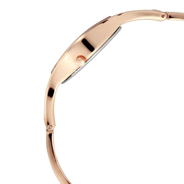Titan 9710WM01 Mother-of-Pearl Dial Rose Gold Metal Strap Women’s Analog Watch