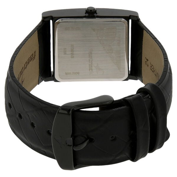 Fastrack 9735NL02 Quartz Analog Black Dial Black Leather Strap Women’s Watch