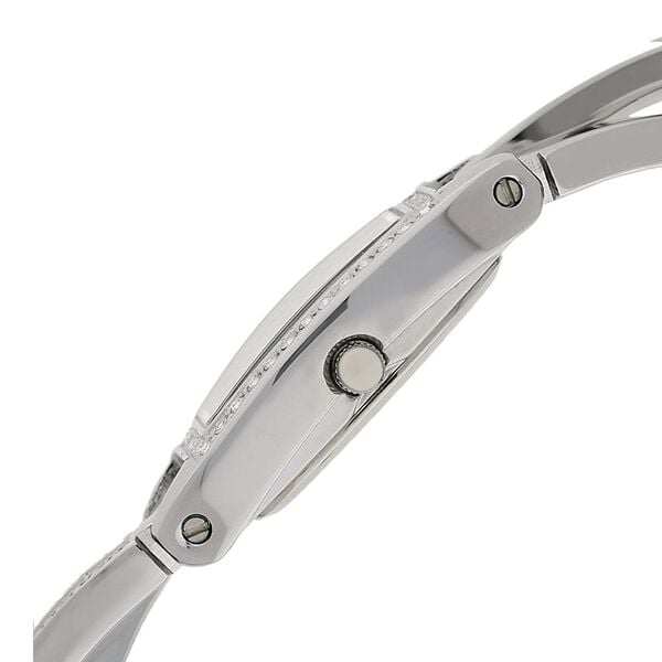 Titan 9851SM01 Women’s Analog Quartz Watch — White Dial & Silver Stainless Steel Strap