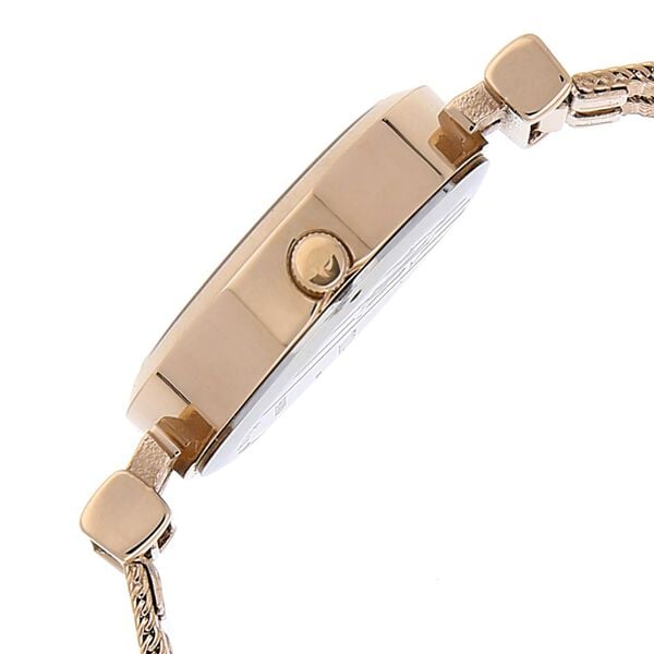 Titan 9942WM01 Women Rose Gold Dial Stainless Steel Strap Quartz Watch