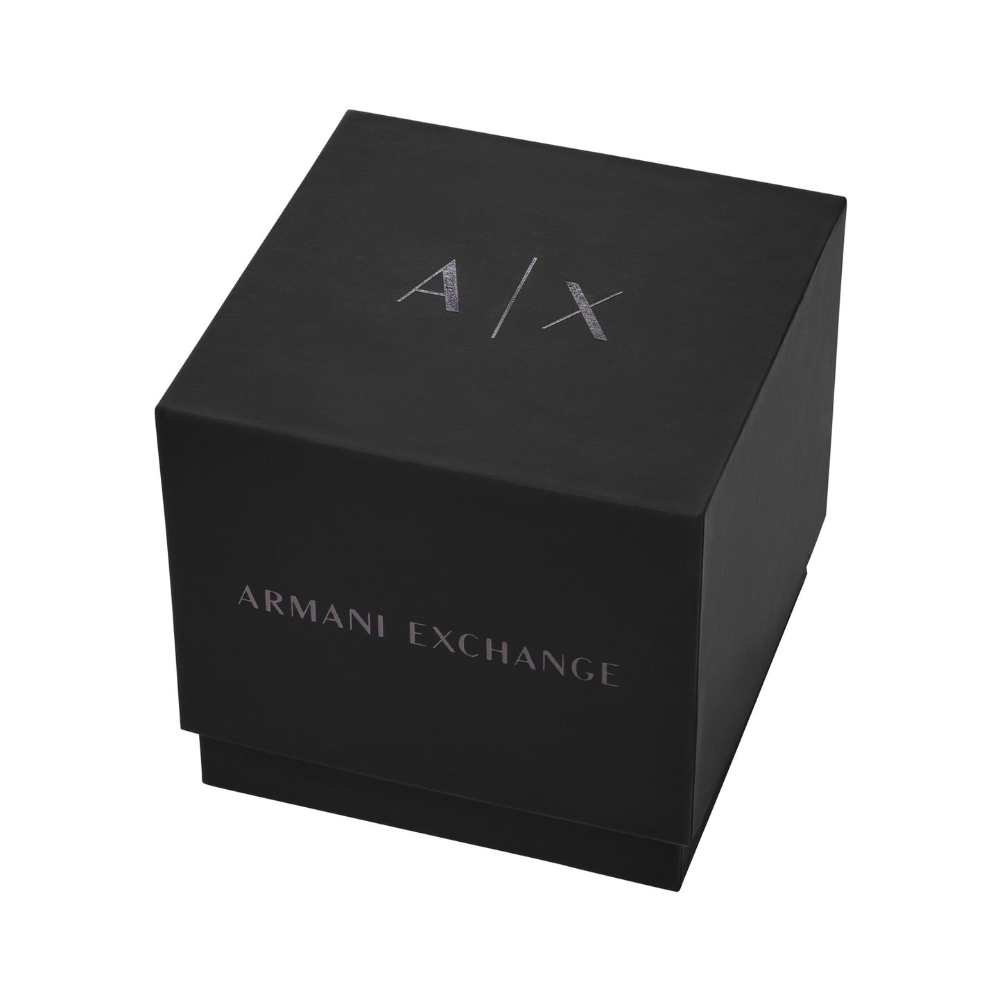 Armani Exchange AX2456I Men's Automatic Skeleton Watch Black Dial Rose Gold Stainless Steel Strap