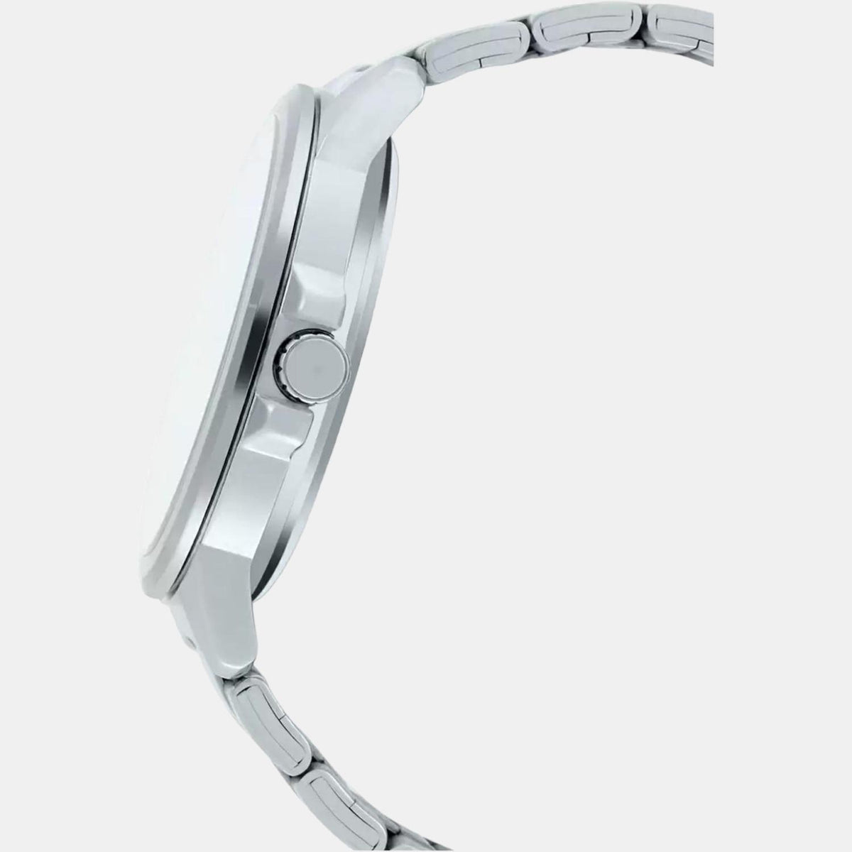 Casio A1174 Enticer Men’s Analog Quartz Watch with White Multi-Function Dial & Stainless Steel Bracelet