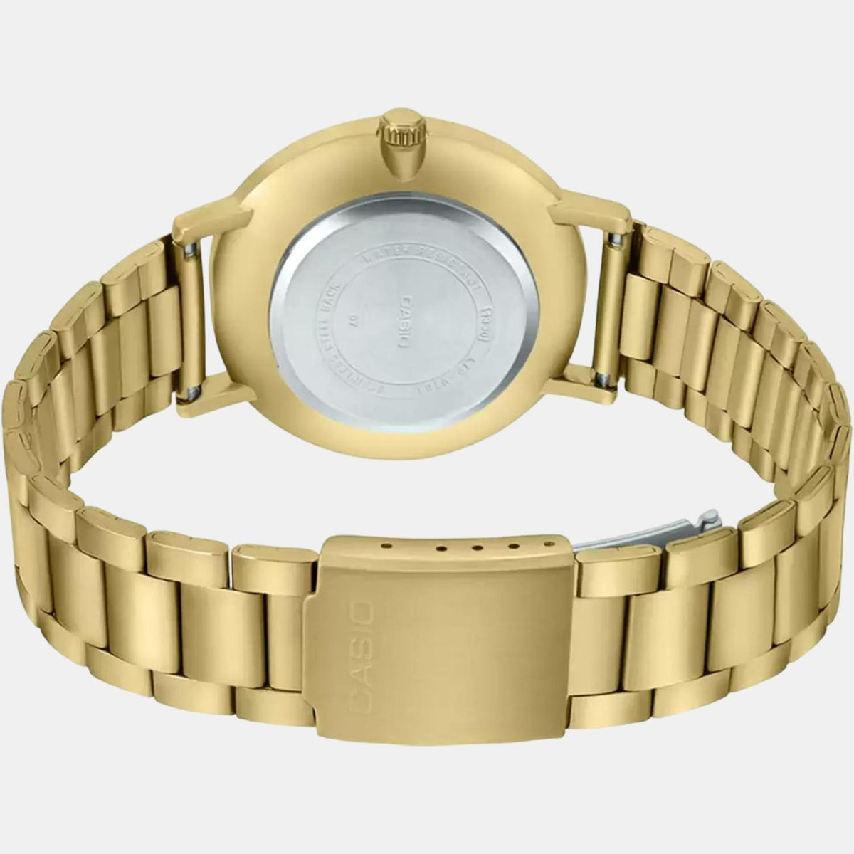 Casio A1778 Enticer Men’s Analog Quartz Watch with Blue Dial & Gold Stainless Steel Bracelet
