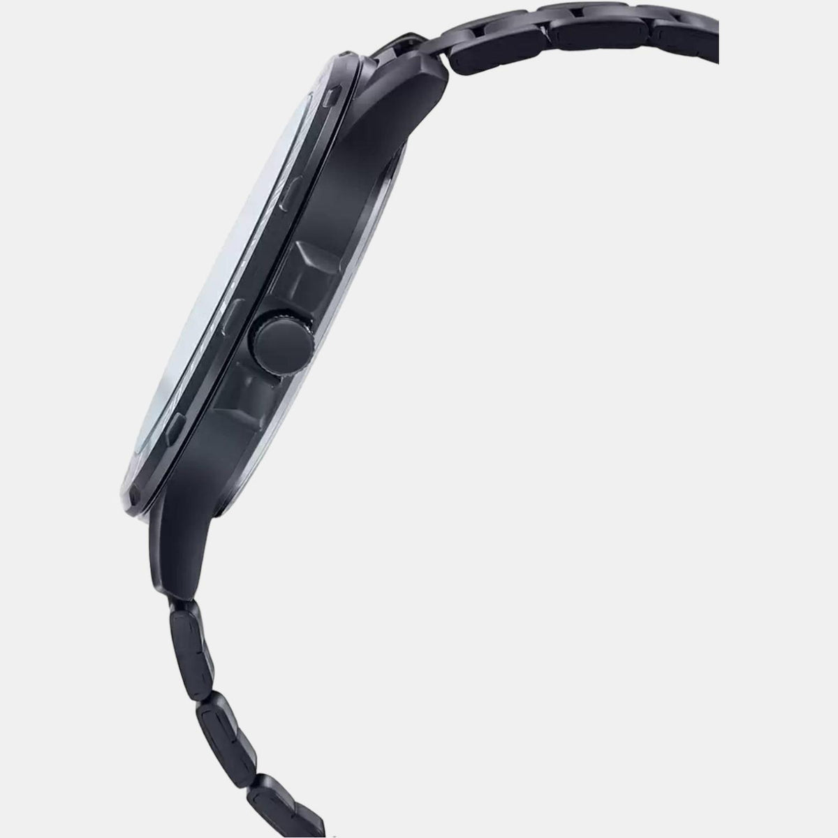 Casio A1979 Enticer Men’s Analog Quartz Watch with Black Dial & Black Stainless Steel Bracelet