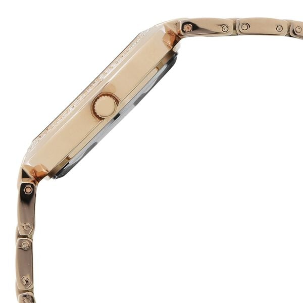 Anne Klein AK2968MPRG Women’s Quartz Analog Watch with Silver Mother-of-Pearl Dial & Rose-Gold Metal Strap
