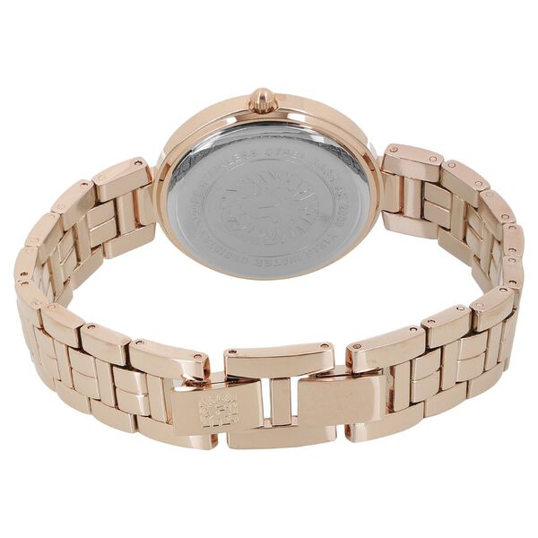 Anne Klein AK2968MPRG Women’s Quartz Analog Watch with Silver Mother-of-Pearl Dial & Rose-Gold Metal Strap