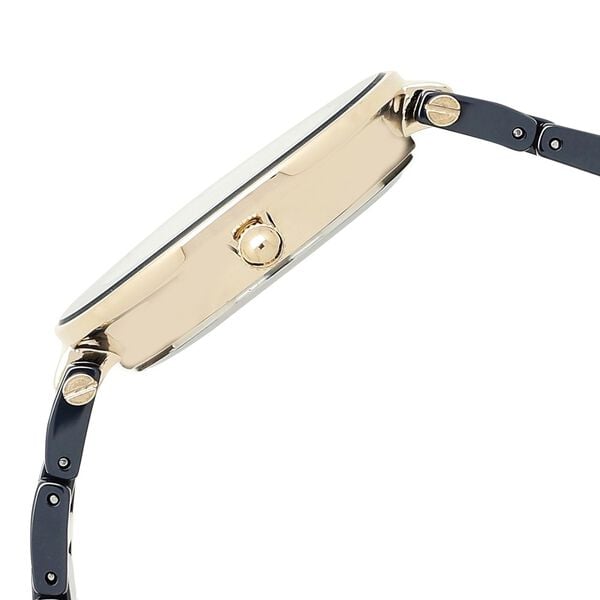 Anne Klein NEAK3266NVRG Women’s Quartz Analog Watch with Blue Dial & Blue Ceramic Strap