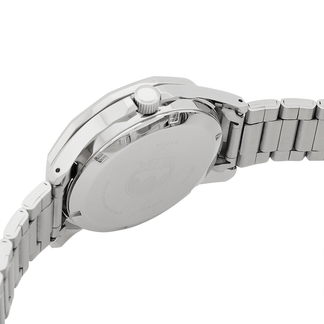 Alba AL4453X1 Men’s Blue Patterned Automatic Stainless Steel Watch
