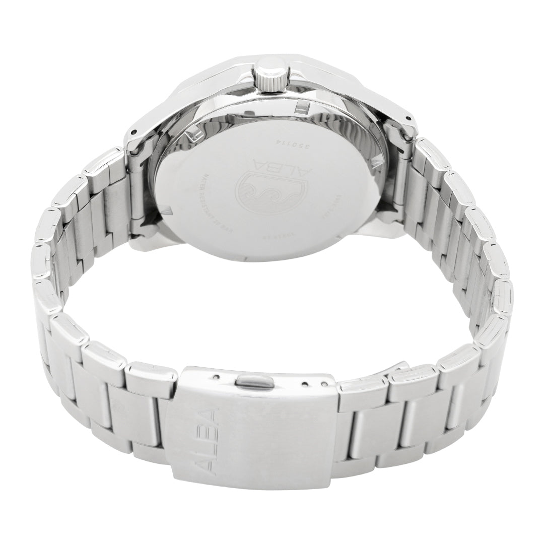Alba AL4453X1 Men’s Blue Patterned Automatic Stainless Steel Watch
