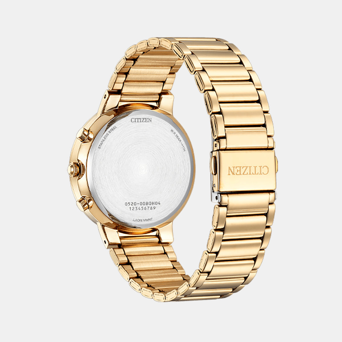 Citizen AN8223-54L Quartz Chronograph Blue Dial with Two-Tone Stainless Steel Watch for Men