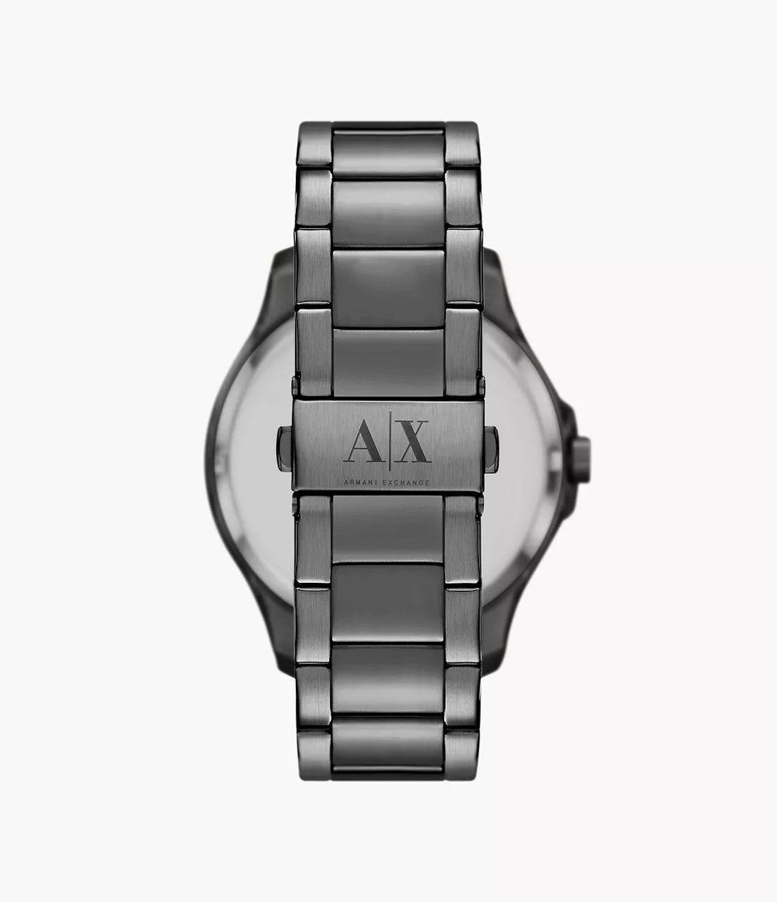 Armani Exchange AX2454I Men's Quartz Chronograph Watch Black Dial Gunmetal Stainless Steel Bracelet