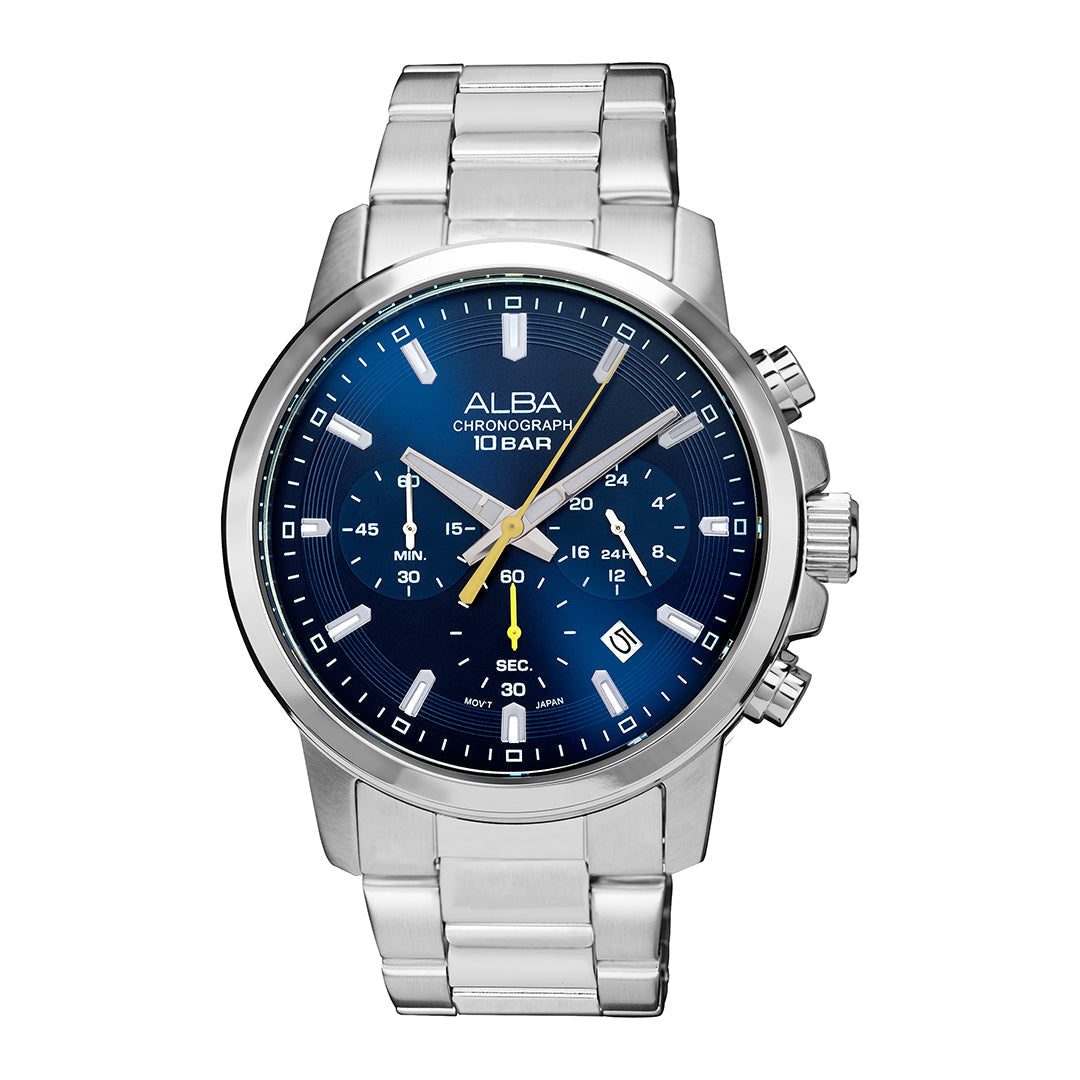 Alba AT3J55X1  Blue dial Chronograph Men's Watch
