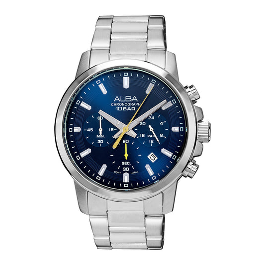 Alba AT3J55X1  Blue dial Chronograph Men's Watch