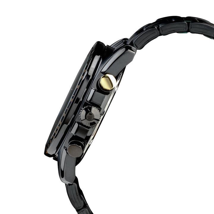 Alba A4B013X1 Men’s Chronograph Watch with Black Dial & Stainless-Steel Strap