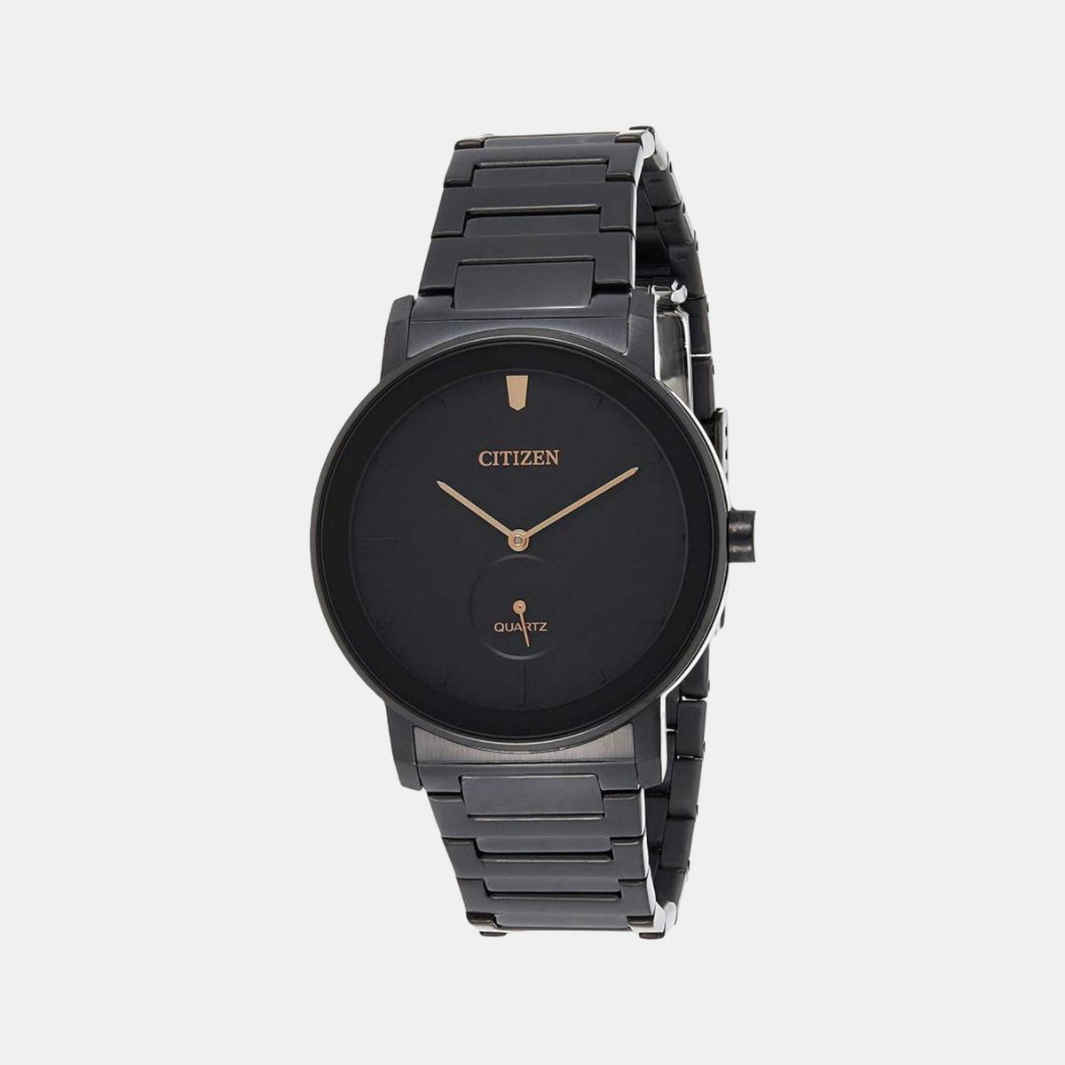 Citizen BE9187-53E Analog Quartz Men’s Watch | Black Dial | Black Stainless Steel Bracelet | 42 mm | Mineral Glass | 50 m Water Resistant