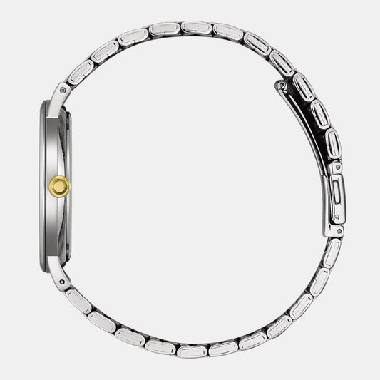 Citizen BI5124-50L Quartz Analog Blue Dial with Two-Tone Stainless Steel Watch for Men