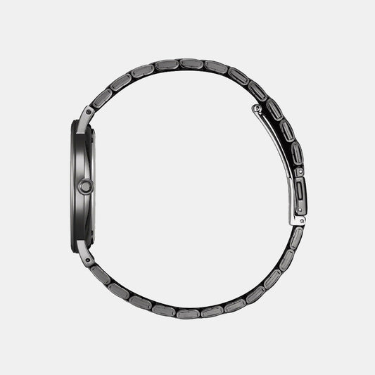 Citizen BI5127-51H Quartz Analog Grey Dial with Black IP Stainless Steel Watch for Men