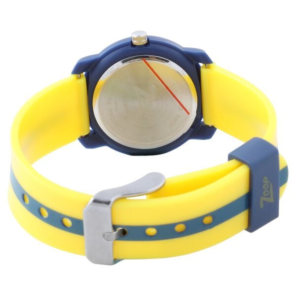 Zoop NTC3025PP13 Analog Blue Dial with Yellow Plastic Strap Kids Watch