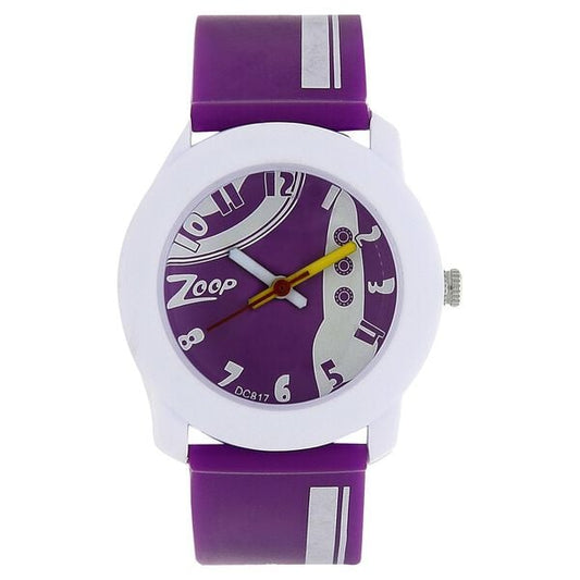 Zoop NUC3025PP25 Kids Analog Watch with Purple Dial & Purple Strap