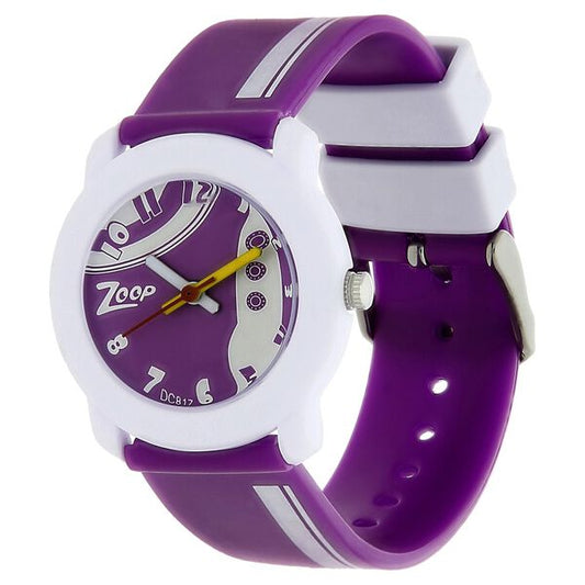 Zoop NUC3025PP25 Kids Analog Watch with Purple Dial & Purple Strap