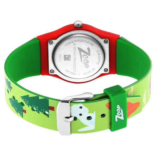Zoop C3028PP12W Watch Kids Analog Quartz Orange Dial Multicoloured Strap Watch