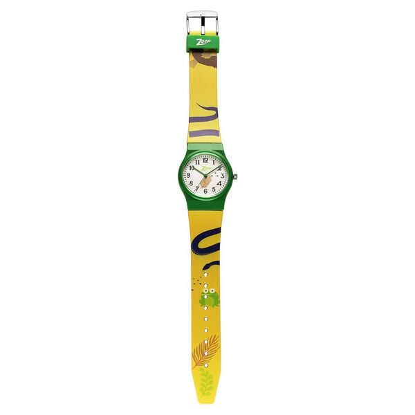 Zoop C3028PP13W Kids Analog Quartz White Dial Multicoloured Strap Watch