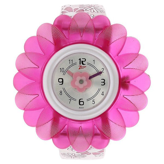 Zoop NTC4005PP01 Analog Kids Watch with Silver Dial & Multicolour Strap