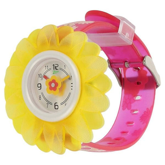 Zoop NTC4005PP03 Kids Analog Watch with Silver Dial & Multicolour PU Strap
