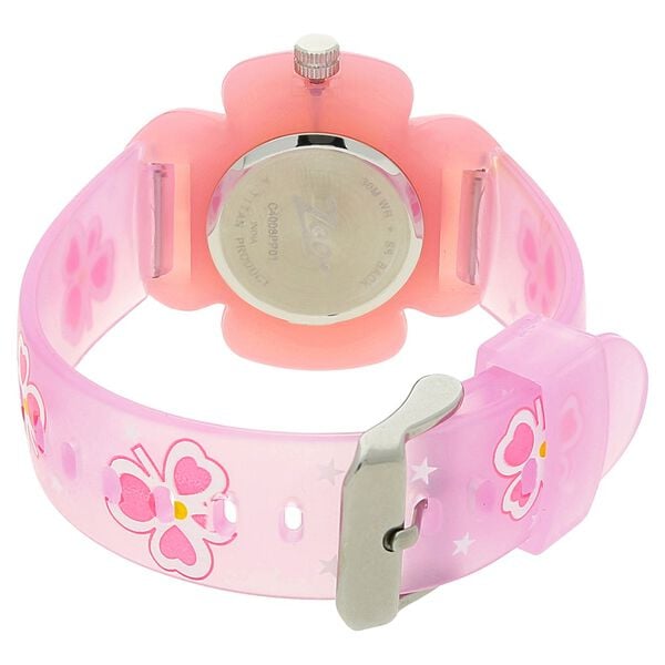 Zoop C4008PP01 Analog Quartz Kids’ Watch with Pink Dial and Pink Strap