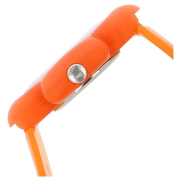 Zoop NPC4008PP02 Analog Quartz Kids’ Watch with Orange Dial and Multicoloured PU Strap