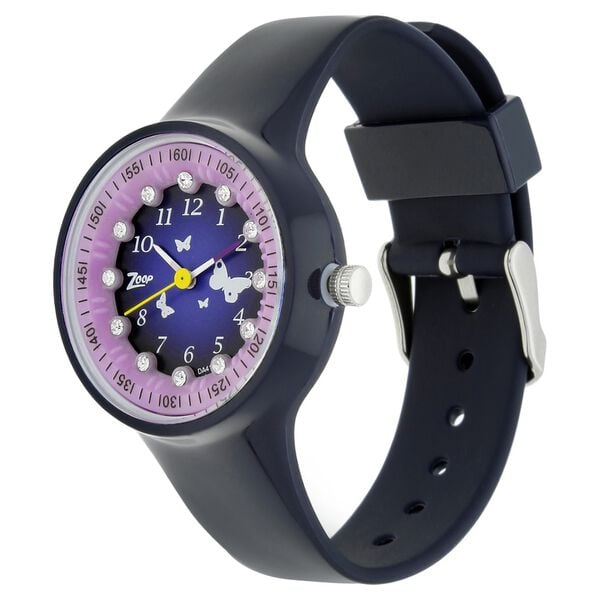 Zoop NTC4038PP01W Analog Kids Watch with Blue Dial & Blue PU Strap