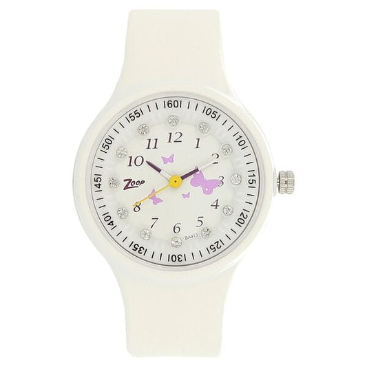 Zoop NC4038PP02W Quartz Analog Watch For Girls