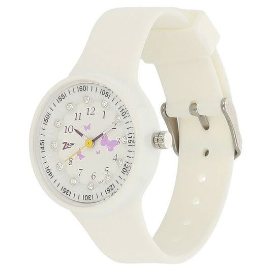 Zoop NC4038PP02W Quartz Analog Watch For Girls