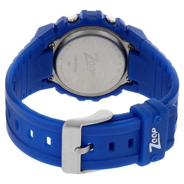 Zoop NVC4040PP03 Digital Grey Display Blue Plastic Strap Kids Watch