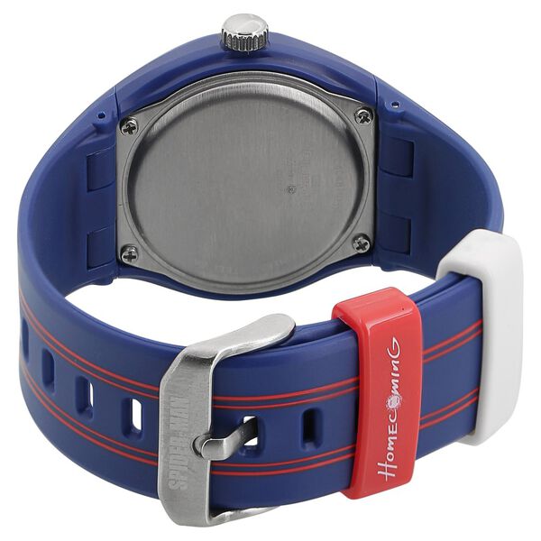 Zoop C4048PP12 Marvel Spiderman Kids Analog Watch with Blue Strap & Multicolour Dial