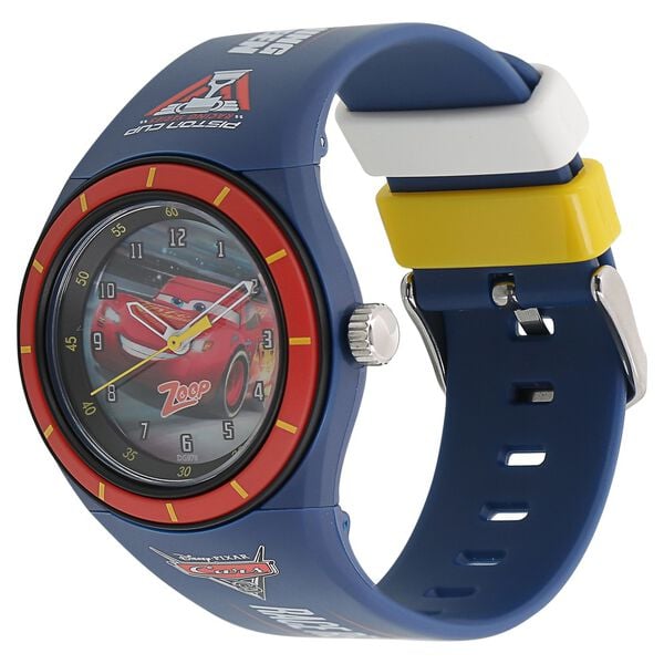 Zoop NTC4048PP14 Kids Analog Quartz Multicolour Dial Blue PU Strap Watch by Titan