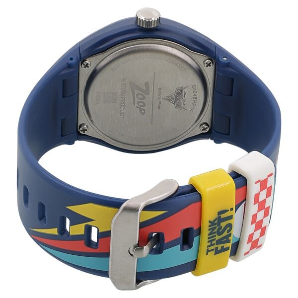 Zoop NTC4048PP14 Kids Analog Quartz Multicolour Dial Blue PU Strap Watch by Titan